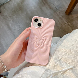 Auramma Collections Avant Basic Glossy Matte Plain Color Silver Green Yellow Cream Light Gray Purple Pink 3D Groovy Style Butterfly Soft TPU Case iPhone 15 14 13 12 11 Pro Max