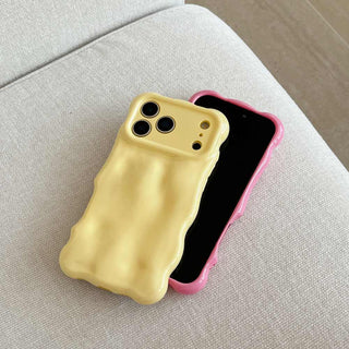 Auramma Collections Avant Basic Summer Fun Color Barbie Pink Baby Blue Mint 3D Bubbles Soft TPU Case iPhone 17 16 15 14 13 12 11 Pro Max Plus Air