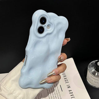 Auramma Collections Avant Basic Summer Fun Color Barbie Pink Baby Blue Mint 3D Bubbles Soft TPU Case iPhone 16 15 14 13 12 11 Pro Max Plus