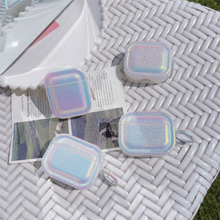 Auramma Collections Round Edged Cushion Radiant Fairy Color Soft TPU Case AirPods 1 2 3 4 Pro