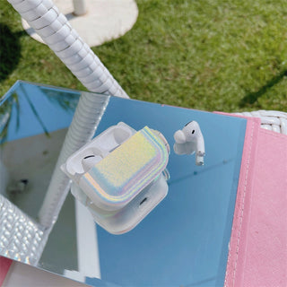 Auramma Collections Round Edged Cushion Radiant Fairy Color Soft TPU Case AirPods 1 2 3 4 Pro