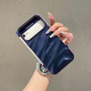 Auramma Collections Avant Basic Glossy Matte Metallic Gold Silver Purple 3d Ruffle Texture Surface Soft TPU Case iPhone 17 16 15 14 13 12 11 Pro Max Plus 16e Air