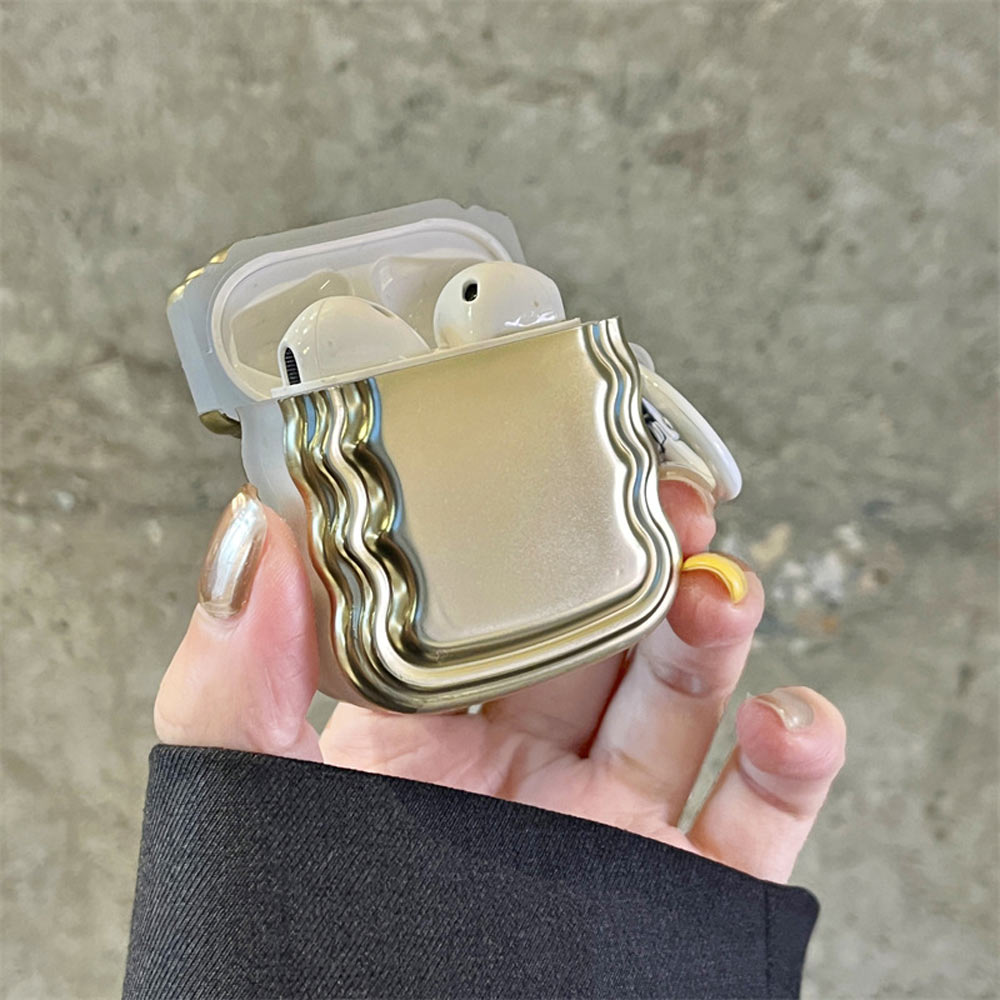 Metallic Wavy AirPods Case1