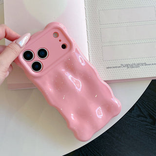 Auramma Collections Avant Basic Candy Colors Pastel Pink Blue Beige Orange White Lavender Purple Green 3D Bubbles Soft TPU Case iPhone 17 16 15 14 13 12 11 Pro Max Plus 16e Air