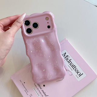 Auramma Collections Avant Basic Candy Colors Pastel Pink Blue Beige Orange White Lavender Purple Green 3D Bubbles Soft TPU Case iPhone 17 16 15 14 13 12 11 Pro Max Plus 16e Air