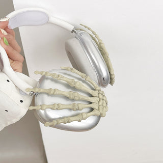Auramma Collections Funky Kawaii 3D Skeleton Hands Soft AirPods Max Case