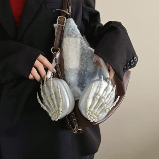 Auramma Collections Funky Kawaii 3D Skeleton Hands Soft AirPods Max Case