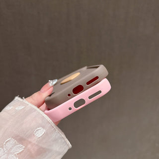 Auramma Collections Minimalist Aesthetic Matte Plain Black Fuchsia Pink White Coffee Heart Soft TPU Google Pixel 9 8 7a Pro XL