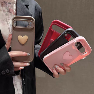 Auramma Collections Minimalist Aesthetic Matte Plain Black Fuchsia Pink White Coffee Heart Soft TPU Google Pixel 9 8 7a Pro XL