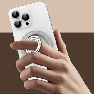 Auramma Magnetic Glitter MagSafe 360 Degree Turn Ring Holder Stand Silver Black Rose Gold