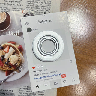 Auramma Magnetic Summer Color MagSafe 360 Degree Turn Ring Holder Stand Fuchsia Green Silver Blue Lavender Yellow