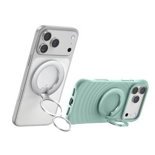 Auramma Magnetic Summer Color MagSafe 360 Degree Turn Ring Holder Stand Fuchsia Green Silver Blue Lavender Yellow
