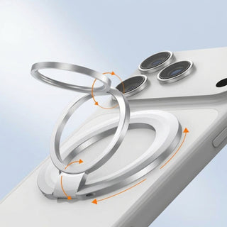 Auramma Magnetic Summer Color MagSafe 360 Degree Turn Ring Holder Stand Fuchsia Green Silver Blue Lavender Yellow