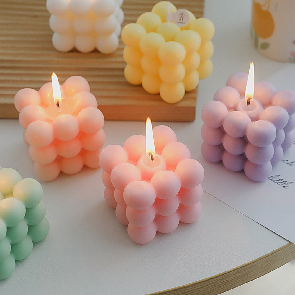 Auramma Collections - Bubble Cube Candle
