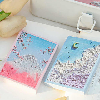 Auramma Collections Beautiful 3D Visual Effects Nature Scenery Note Pads