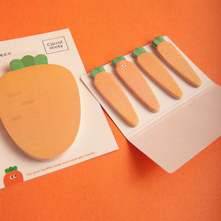 Auramma Collections Cute Peeping Carrot Sticky Index Label