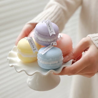 Auramma Collections Funky Kawaii Creative Realistic Pastel Purple Blue Yellow Dusty Baby Nude Pink White Green Macaron Scented Candle
