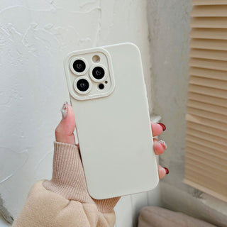 Auramma Collections Matte Plain Color Angel Eyes Camera Bumper Pink Purple Red White Black Green Caramel Blue Red TPU Case iPhone 14 13 12 11 Pro Max Plus
